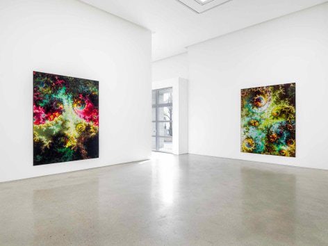 Installation view of Thomas Ruff: d.o.pe. at PKM. Courtesy of PKM Gallery.