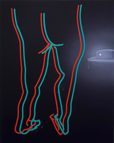 Tala Madani. Projecting Legs, 2014.&nbsp;Courtesy of the artist and&nbsp;Pilar Corrias.