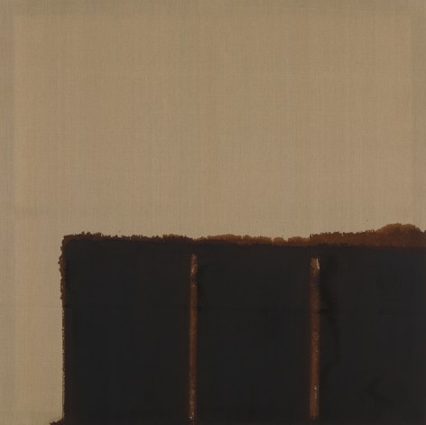 Yun Hyong-keun,&nbsp;Burnt Umber &amp;amp; Ultramarine, 1991,&nbsp;Oil on linen,&nbsp;181.3 x 181.3 cm.&nbsp;&copy; Yun Seong-ryeol. Courtesy of PKM gallery.&nbsp;