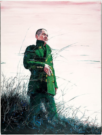 Zeng Fanzhi. Self Portrait, 2006. Acrylic on canvas, 200 x 150 cm.&nbsp;Courtesy of the artist &amp;amp; PKM Gallery.