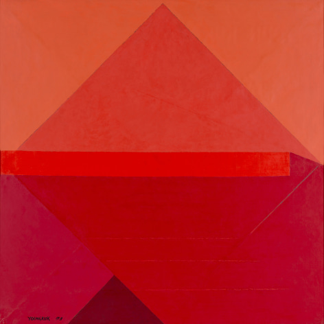 Yoo Youngkuk, Work, 1973, Oil on canvas, 136 x 136cm.