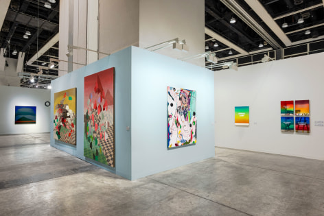 Installation view of PKM Gallery booth (Hong Kong Convention &amp;amp; Exhibition Centre, 1D26, LEVEL 1) in Art Basel Hong Kong 2024.