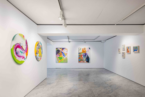 Installation view of Young Do Jeong: Bury me at PKM+. Courtesy of PKM Gallery.