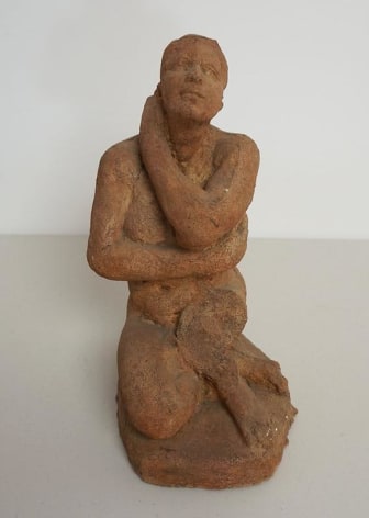 Kwon Jinkyu. Seated Woman, 1967. Terracotta, 20.5 x 21.5 x 34 cm. Courtesy of the artist and PKM Gallery.