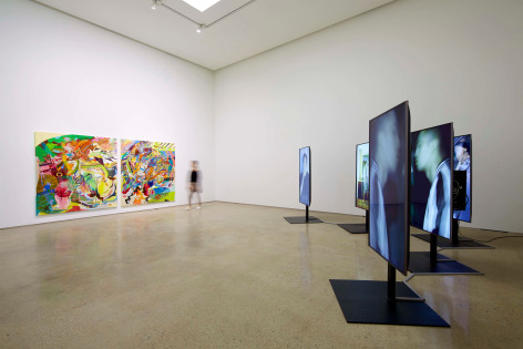 Installation view of&nbsp;Stream, Streaming Persona&nbsp;at PKM., Courtesy of PKM Gallery.