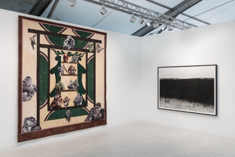 Installation view of Frieze London 2025 at Stand A01 in The Regent&#039;s Park., Courtesy of PKM Gallery. Photo by Mark Blower.