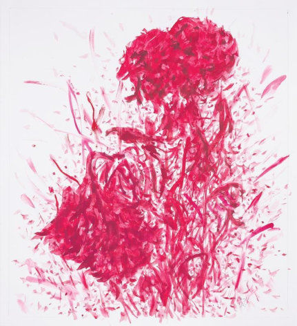 Kim Jiwon, Mendrami, 2013.&nbsp;Ball point pen, gouache on paper, 50 x 45 cm. Courtesy of the artist &amp;amp;&nbsp;PKM Gallery.