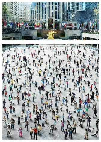 Sangbin IM. People- Rockerfeller, 2010. Lambda print, 47.6 cm x 121.9 cm /102.2 cm x 121.9 cm.