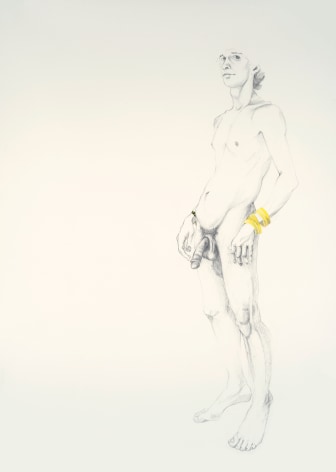 ZO&Euml; CHARLTON Untitled 2 (from Paladins and Tourists) 2010, graphite and gouache on paper, 93 x 69 inches (framed)