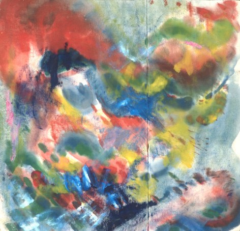 Howard Mehring  Brilliance  c.1957, magna on canvas, 28 x 27 inches