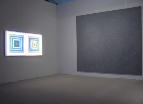 LEO VILLAREAL and HOWARD MEHRING  ABSTRACTION 1958 / 2013  2013. Installation view: booth B21, Art Miami