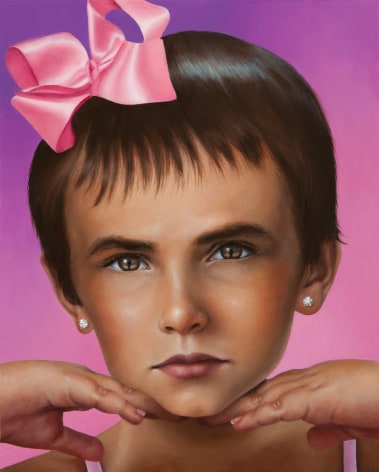 KATIE MILLER Portrait of Quinn as the Rose Madder Queen 2012, oil on panel, 10 x 8 inches