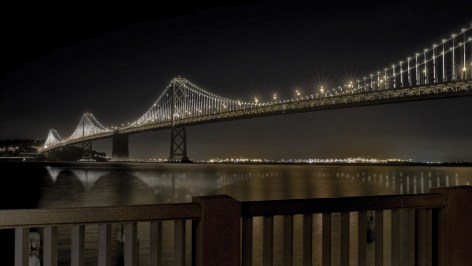 Leo Villareal The Bay Lights light emitting diodes, custom software Site specific installation: The Bay Bridge, San Francisco, CA