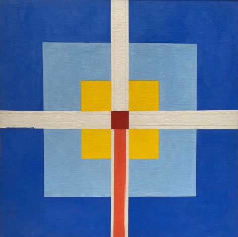 #7 (Blue/Red/Yellow Cruciform), 1962