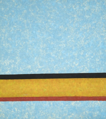 Howard Mehring  Blue Section  1961, acrylic on canvas, 51 x 46 inches.