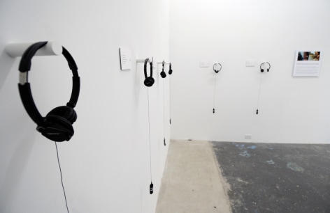 MATTHEW SUTTON Sounds a Grown Man Shouldn't Make 2010. Installation view: Conner Contemporary Art.