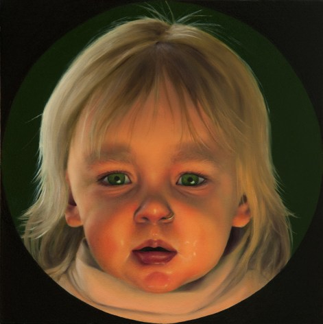 KATIE MILLER The Adoration of the Stimuli 2012, oil on panel, 8 x 8 inches