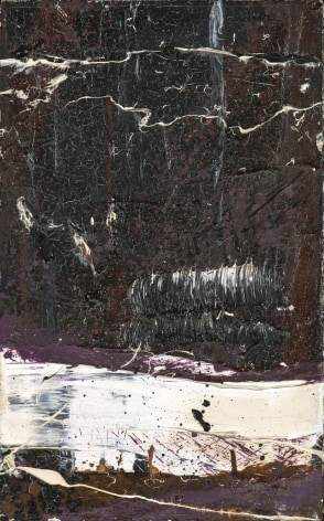 Michael Goldberg  Untitled  1962, oil on canvas, 16 x 10 inches.