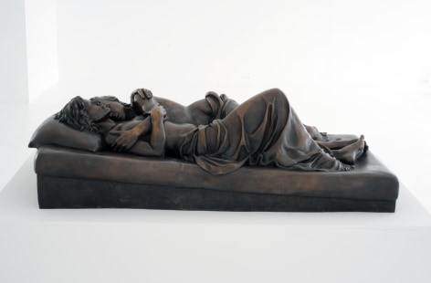 PATRICIA CRONIN Memorial to a Marriage 2012, bronze, 17 x 26.5 x 53 inches. Installation view: Conner Contemporary Art.