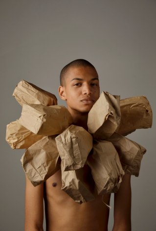 WILMER WILSON IV Study From My Paper Bag Colored Heart 2012, performance
