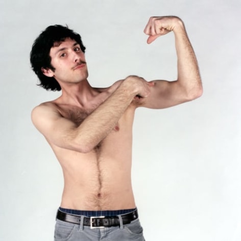 NATHANIEL FINK Evan (from Check Out These Guns) 2008, C-print, 15 x 15 inches.