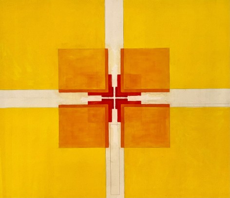 #13 (Yellow / Orange Cruciform), 1962