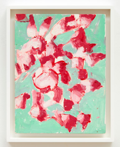 Alex Katz, Study for Red on Aqua, 2020