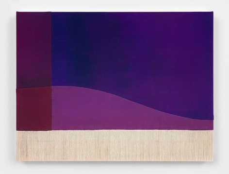 Rebecca Ward, low slope (purple), 2024