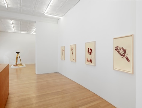 Installation view of&nbsp;Nicholas Galanin: The persistence of Land claims in a climate of change, 2024, Peter Blum Gallery, New York, NY