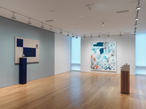 Installation view of&nbsp;Kamrooz Aram: An Object, A Gesture, A D&eacute;cor&nbsp;at The FLAG Art Foundation, 2018. Photography by Jeffrey Sturges.