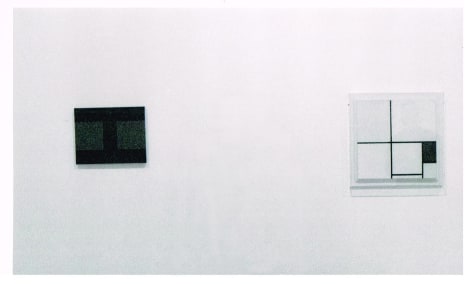Helmut Federle Basics on Composition Exhibition Peter Blum Gallery SoHo 1994 Installation View