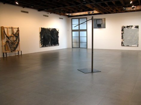 Installation view of Rosy Keyser, The Moon Ate Me, 2009 at Peter Blum Chelsea.