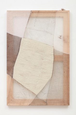 Ghost Pipes and Chanterelles, 2023, silk, wool, linen, pigment, fluorite, silver