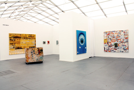 Installation of Frieze New York, Booth B55, May 14 - 17, 2015