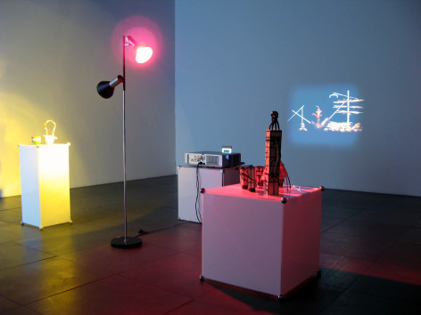 Installation view of Short Circuits Group Exhibition, 2009 at Peter Blum Chelsea.