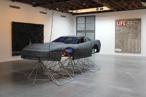Installation view of Matthew Day Jackson, In Search of, 2010 at Peter Blum Chelsea.