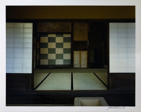 Tokonoma in the Main Room of the Shokintei Pavilion, viewed from the north-west, 1981-82