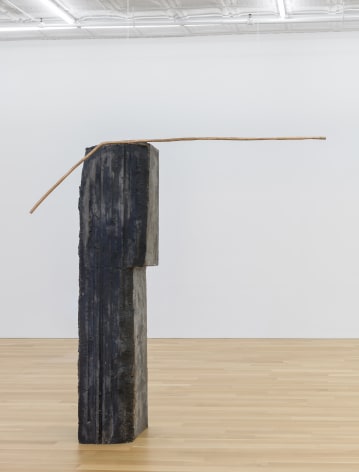 Esther Kl&auml;s what/side, 2018 Aquaresin, pigment and bronze 78 1/2 x 75 1/4 x 32 inches (199.4 x 191.1 x 81.3 cm)