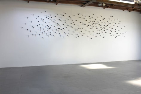 Installation view of Toward, 2012