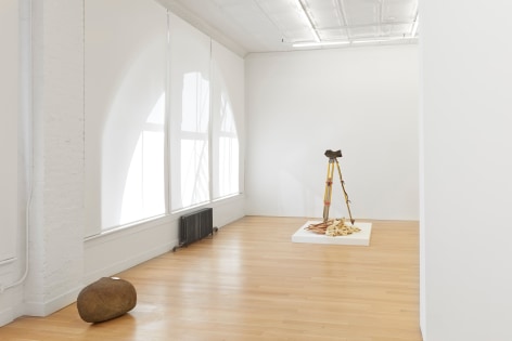 Installation view of&nbsp;Nicholas Galanin: The persistence of Land claims in a climate of change, 2024, Peter Blum Gallery, New York, NY