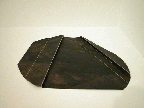 Paper Model for Phantom Group, 1967, pencil, water based paint, varnish on cardboard
