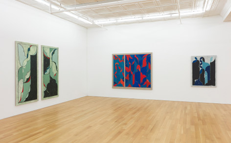 Installation view of Field of Vision, Peter Blum Gallery, New York, 2021