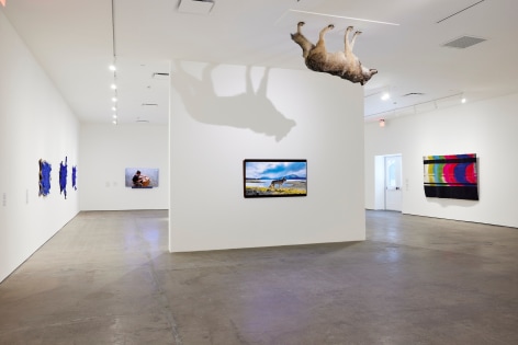 Installation view of Nicholas Galanin&#039;s Interference Patterns, SITE Santa Fe, NM, 2023