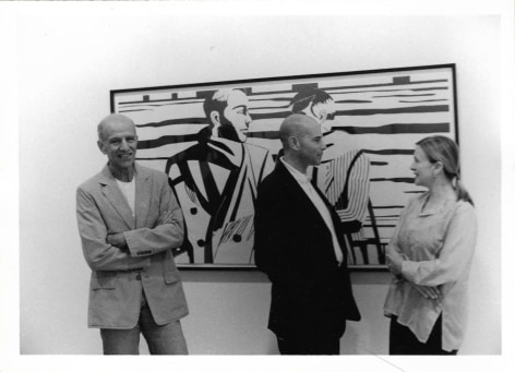 &nbsp;Alex Katz,&nbsp;Pete rBlum,&nbsp;RitaBlum, at the opening of The Complete Woodcuts and&nbsp;Linocuts, April 5, 2001&nbsp;, Photo by Peter Bellamy