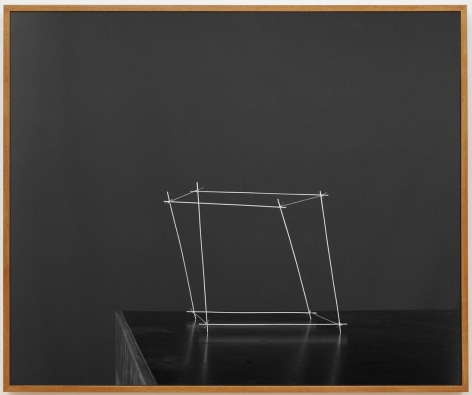 Su-Mei Tse Cube Study (Remake), 2019 black &amp; white photograph, silver gelatin on Dibond 57 1/8 x 47 1/4 inches (145 x 120 cm) Edition of 5 (SMT19-05)