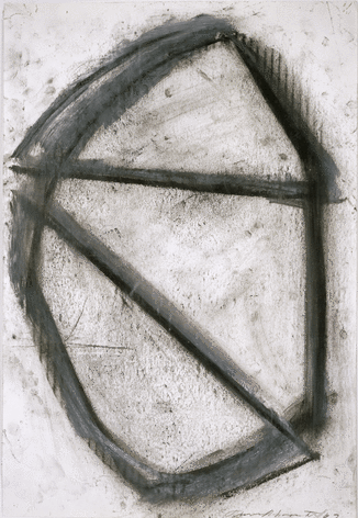 Untitled (Drawing for the Phantom Group), 1967, oil crayon on paper