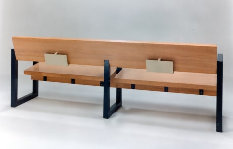 Gerrit Rietveld, church bench, furniture