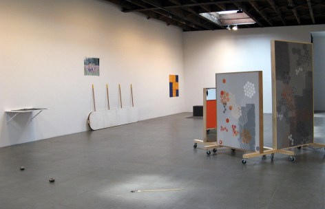 Installation view of Some Thing Else Group Exhibition, 2008 at Peter Blum Chelsea.