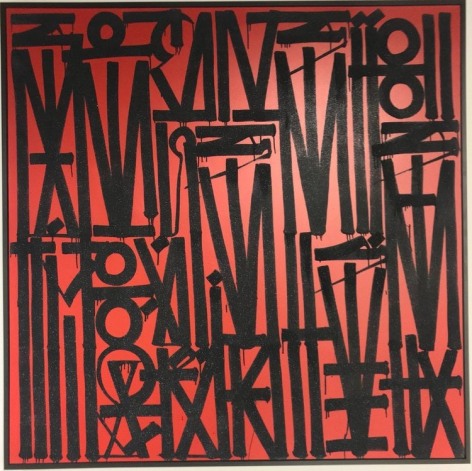 RETNA ​Untiled Red, 2017
