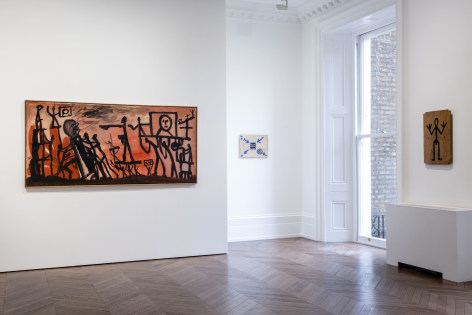 A.R. PENCK, Early Works, London, 2015, Installation Image 6